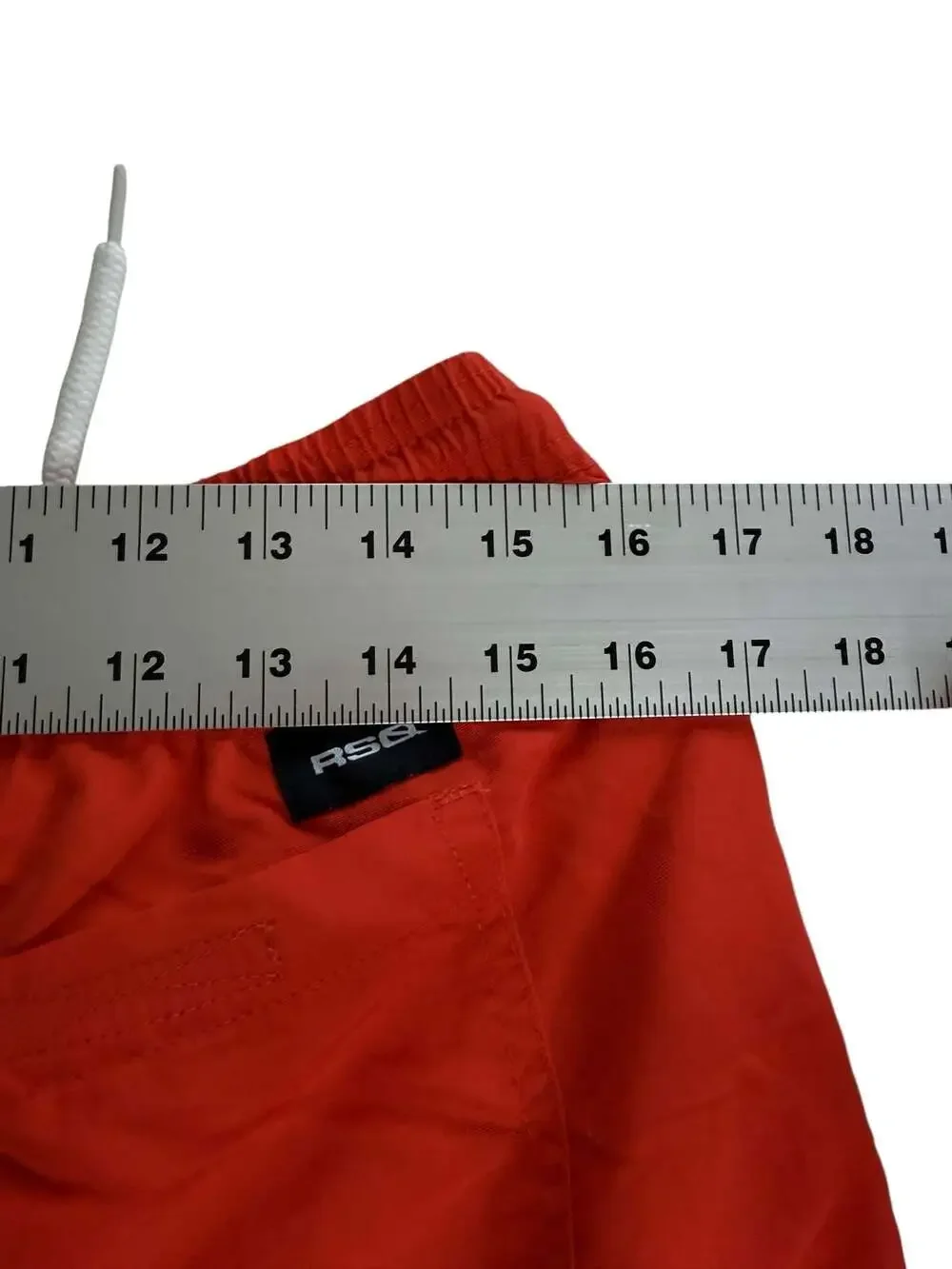 RSQ Men's Orange Nylon Shorts Size M